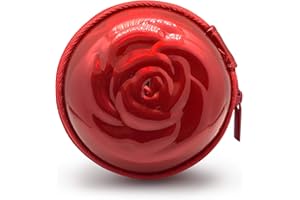 Sileu Case - Estuche para copas menstruales - Ideal para llevar tu tampón o copa menstrual de forma elegante y discreta en tu bolso o para viajes - Pequeño, 8 cm - Rojo Holográfico