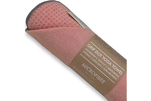 Yogabum Grip Dot Yoga Mat Towels | Non-Slip | Eco Yoga Towel