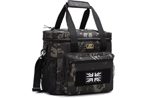 BUNNYCHIC Lunch Box for Men, Tactical Lunch Bag MOLLE Webbing Leakproof Insulated Large Lunch Cooler Women Adult Meal with Adjustable Lunch Pail for Work Finishing Picnic Office