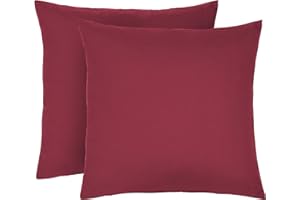 biberna Feinjersey-Kopfkissenbezug 0077144 rost 2X 80x80cm