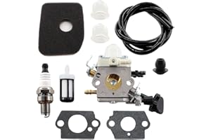 MCHNIC Carburador con filtro de aire bujía juego para soplador Stihl BG86 SH56 SH56C SH86 SH86C BG86CE BG86Z BG86CEZ soplador de hojas sustituye a Zama C1M-S261B, 4241 120 0616