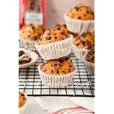 Trend Gift Basket Approximate 100 Pieces Medium Size White Muffin Cake Mold 40x30 Mm, Cupcake Paper, Brownie Mold