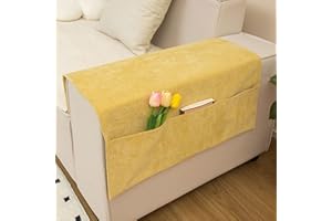 KARAOT Organizador mandos sofa,Organizador de Sofá,Bolsa de almacenamiento cabecera con Remote Control Holder para el Teléfono,Magzine,Gafas,Libro,Bolígrafos,Cables,Almacenamiento para colgar en el sofá.