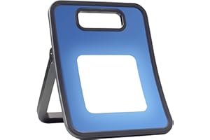 ‎NORTHPOINT Northpoint Profi LED Arbeitsstrahler Baustrahler 30W 2800 Lumen rückseitige Steckdose 3m Netzkabel (30W Blau)