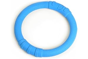 Petface Toyz gumowy pierścień zabawka dla psa, duża, niebieska