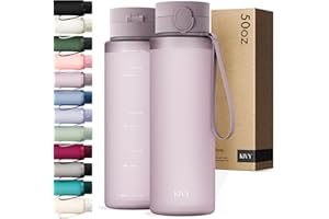 KIVY Tritan Botella de Agua 1.5L [IRROMPIBLE] - Water Bottle Sin BPA para Gimnasio, Gym & Deporte - Garrafa Reutilizable de Plástico Apto Lavavajillas - Cantimplora Deportiva, Oficina y Escuela