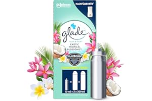 ‎GLADE Glade Touch & Fresh (Brise One Touch) Nachfüller, Lufterfrischer Minispray, Exotic Tropical Blossoms, 1er Pack (1 x 10 ml)