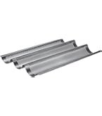 Brotbackform Baguette Backform, Für 3 Baguettes, Länge: je 38,5 cm