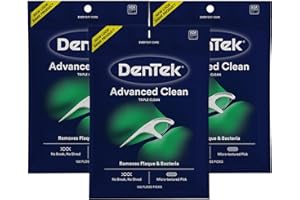 DenTek Potrójne wytrychy nici, gwarancja bez uszkodzeń, liczba 150, 3 sztuki