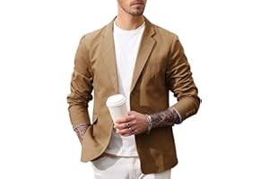 PJ PAUL JONES Sakko Herren Sportlich Regular Fit Blazer Jackett Freizeit Anzugjacken für Freizeit Business