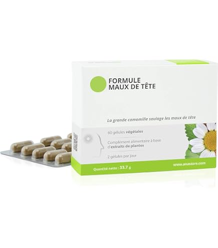 Grande Camomille 200 Gélules 400mg - Enveloppe Végétale, 100% Naturel, Fabriqué En France, Neuf