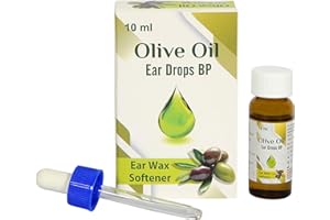 Olive Oil Ear Drops BP 10ml with Dropper (Sai-Meds) Ear Wax Softener