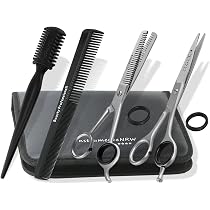 15 Stück Friseurscheren-Set Mit Schutzhülle – Scharfe Effilierscheren Für Haar & Bart, Professionell