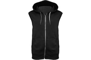 FASHION STAR Kids Boys Sleeveless Hooded Hoodie Casual Zipper Sweatshirt Gilet Jacket Jumper Top