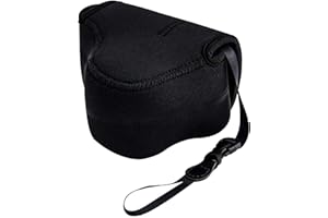 JJC Housse Etui Appareil Photo pour Fuji Fujifilm X-T30 X-T20 X-T10 X-T100 X-E4 X-A5 + XC 15-45mm PZ/XF 35mm f2 R/XF 18mm f2 R Objectif