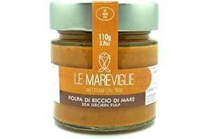 Pulpe d'Oursin de Mer 110g Le Mareviglie - Fait à la main en Sardaigne, Italie - Caviar de la Méditerranée