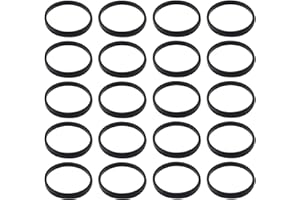 YINETTECH Lot de 20 pneus de traction en caoutchouc pour modélisme 17 x 15 x 2 mm X8101 compatibles avec Hornby L6241 L5716