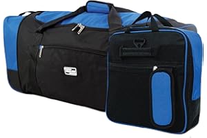 Fashion By Purdashian Travel Bag | Easy to Store Folding Large Suitcase | 1.2 Kilo Lightweight Suitcase Wheeled Holdall | Large 32" Duffle Bag with Wheels