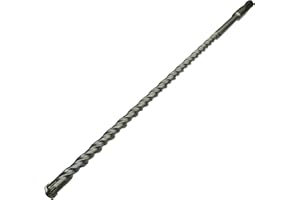 AERZETIX - Punta per trapano elettrico per calcestruzzo SDS PLUS - per forare mattoni/pietra - Ø8mm - 350mm - Stelo cilindrico - Acciaio Metallo - Colore argento - C45001