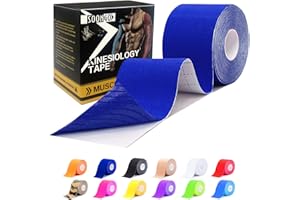 SOONGO Kinesiologie Tape Physio Muskeln Wasserfest Sport Tape Elastische Bandage Gute Hypoallergen