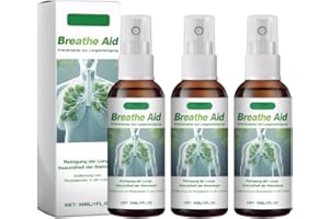 CARRENEU 3 Pcs Lungenspray Asthmaspray Rezeptfrei Lungenreinigung Lungenreinigungsspray Lung Cleansing Spray Lungenreinigung Herbal Lung Cleansing Spray LungenunterstüTzung Reinigung Lungenspray