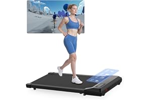 ‎LACUFFY Lacuffy Raceable Walking Pad Quiet Treadmill for Home Max 136 kg with LCD Display and App, Treadmill Desk with Training Couses and AI Training