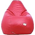 Sattva Classic Bean Bag Cover (Without Beans) for Living Room XL Size - Pink