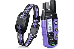 TYVIFKE Collar de Adiestramiento para Perros, Alcance de 2600m, Cumple con la Ley de Bienestar Animal 2024, 3 Modos: Sonido/Vibración/Boost Vibración, para Perros de Todos los Tamaños | Manual en español