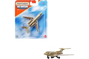 Matchbox - Sky Busters (Un modello a sorpresa tra stili assortiti), aeroplano, elicottero, navicella spaziale o jet con ruote ed eliche che girano, giocattolo per bambini 3+ anni, JDJ05