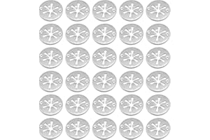 Klemmscheiben Hitzeschutzblech YUTOU 30 Stück Metall Starlock Sicherungsscheiben Hitzeblech Starlock Scheiben für Verschiedene Autos Befestigungsclip unter Motorabdeckung und Hitzeschutzblech (30mm)