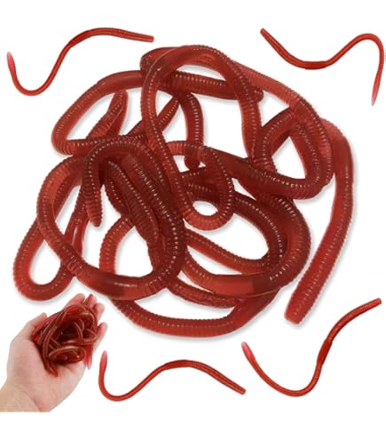 Esche Da Pesca In Silicone Lankater - 50 Pezzi Per Trota E Bass, Morbide E Colorate, Adatte Per Diverse Acque - Foto 2