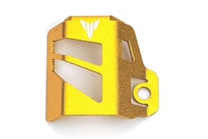 CCYYMOWOK For Yamaha MT 07 09 10 MT07 MT09 SP MT10 FZ09 FZ07 Motorcycle Rear Brake Fluid Reservoir Guard Cover Protector (Gold)