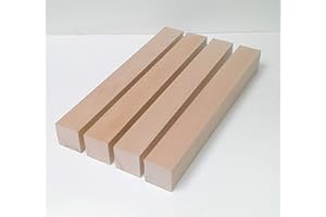 BDLLMDES 4 Table Feet Square Wood Turning Wood Solid Beech 7 x 7 cm Thick Planed Product 100-1200 mm Long (70 x 70 x 100 mm Long)