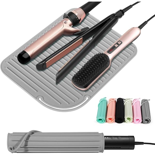 Silikon-Make-up-Matte Hitzebeständig + Pinsel-Reinigungsschale – Für Schminktisch & Reisen