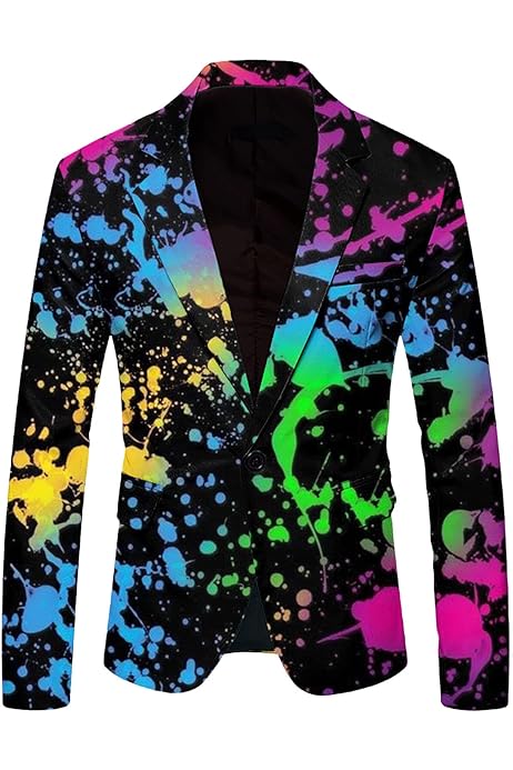 Tenue Disco Homme Paillette Metallic Brillant De Spectacle