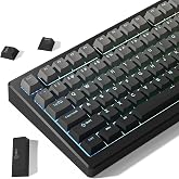 Womier Shine Through PBT Keycaps 60 75 100% Cherry Profile | Custom Keycaps Set, Universal Compatibility for Cherry Gateron M