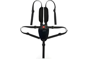 ZAMA Zarpma Sicherheitsgurt für Kinderwagen, 5-/3-/2-Punkt, verstellbar, Sicherheitsgurte für Babys, Kinderwagen, Hochstuhl (inkl. Schulterpolster und Schutzpolster)