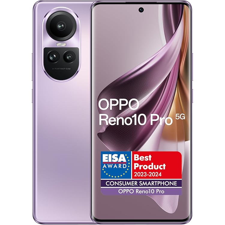 OPPO Reno10 Pro 5G 256GB/12GB RAM Dual-SIM Silvery-Grey : Amazon 