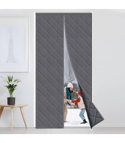 Rideau Magnétique Isolant Pour Fenêtre - Coupe-froid, Transparent, Facile à Poser, Idéal Chambre, Cuisine, Bureau - 9