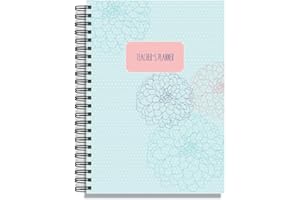 Teacher Planner 2023-2024 by Pirongs A4 5 Lesson - Pastel Posy Edition