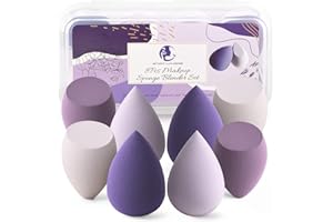 Spugnette Trucco Start Makers 8 pz Blender Beauty Multi Colore Spugnetta Fondotinta Spugna Make up per Fondotinta Liquido Creme e Polveri