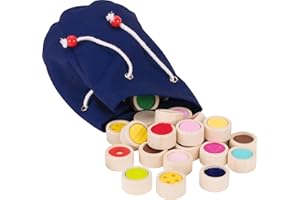 Goki 59004 cause Feel The Surface Make-A-Pair in a Cotton Bag Memory Game