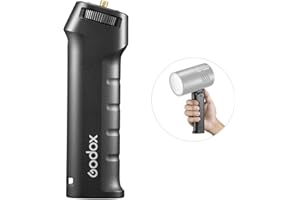 Godox FG-100 Blitzgriff Kamera Speedlite Handgriff Blitzgriff mit 1/4 Zoll Schraube Kompatibel mit Godox AD100pro AD200pro AD300pro und Anderen LED Blitzlicht mit 1/4 Zoll Gewindeloch
