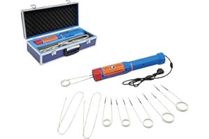 NIGORIY Induktionsheizgerät kfz 1100W Induktion Schraubenlöser 800°C Induktionsspule LED-Anzeigelicht Induktionsheizer kfz Eingebauter Lüfter mit 2 Weiche Kupferdrähte 6 Heizspulen Spulen ohne Flamme