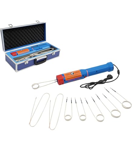 Kit Bobine Riscaldamento A Induzione 4 Pezzi | Per Riscaldatore HVAC, Fino A 1200°C, Fil Di Ottone, Diametri 20/30/40 Mm + Piatta - 6