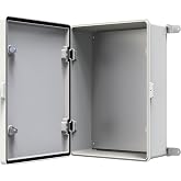 YAVUZ Polyester Pano 35 x 50 x 17 cm Taban saclı IP65 Polyester Pano Montaj Plakalı Elektrik Kutusu Taban Saclı Pano Dış Orta