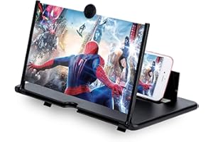 BAONUO 16 Zoll Handy vergrößerungs Bildschirm, 3D HD Handy Bildschirmlupe Vergrößerung, Anti-Blaulicht Bildschirm Lupe für alle Smartphones für das Ansehen von Filmvideos