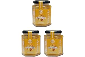 ‎NOSUGARSUGAR NO SUGAR SUGAR Fruchtaufstrich Aprikose / Marille ohne Zuckerzusatz mindestens 80% Fruchtanteil mit Erythrit und Stevia | Brotaufstrich Hergestellt in der EU (3x260g)