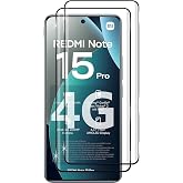 CONSTRAIN - Redmi Note 15 Pro 4G ile Uyumlu Ekran Koruyucu Cam Tam Kaplar Oval Kavisli Esnek Polymer Nano Full HD Glass