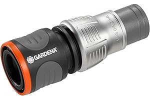 Gardena Reparator Premium 13 mm (1/2 calowy) - 15 mm (5/8 calowy): adapter do kranów, duża siła mocowania węża, mrozoodporny, zapakowany (18255-20)